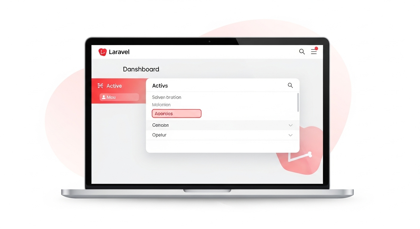 Laravel Active Menu Sidebar With Scroll Fix